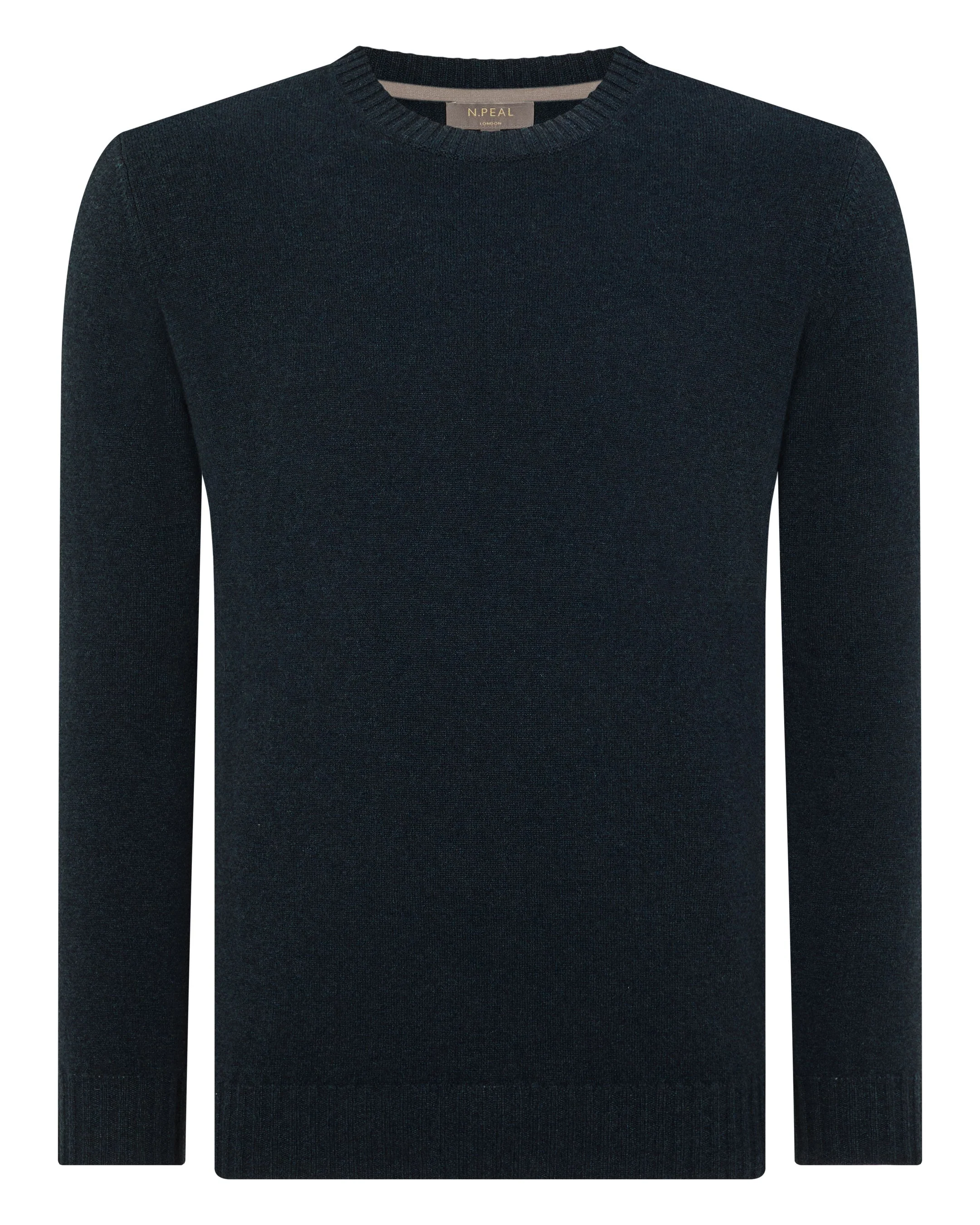 Men's Shoreditch Round Neck Cashmere Sweater Indigo Blue