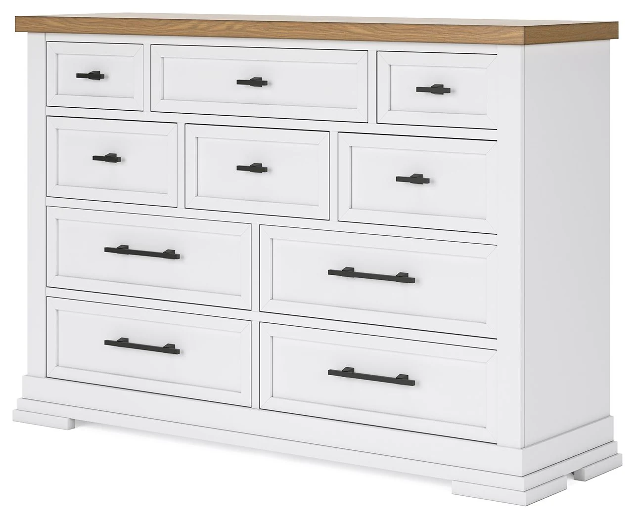 Ashbryn - Dresser - White / Natural