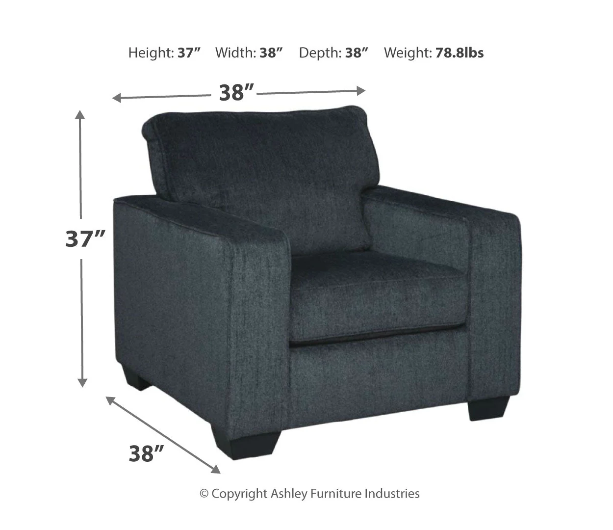 Altari Chair and Ottoman