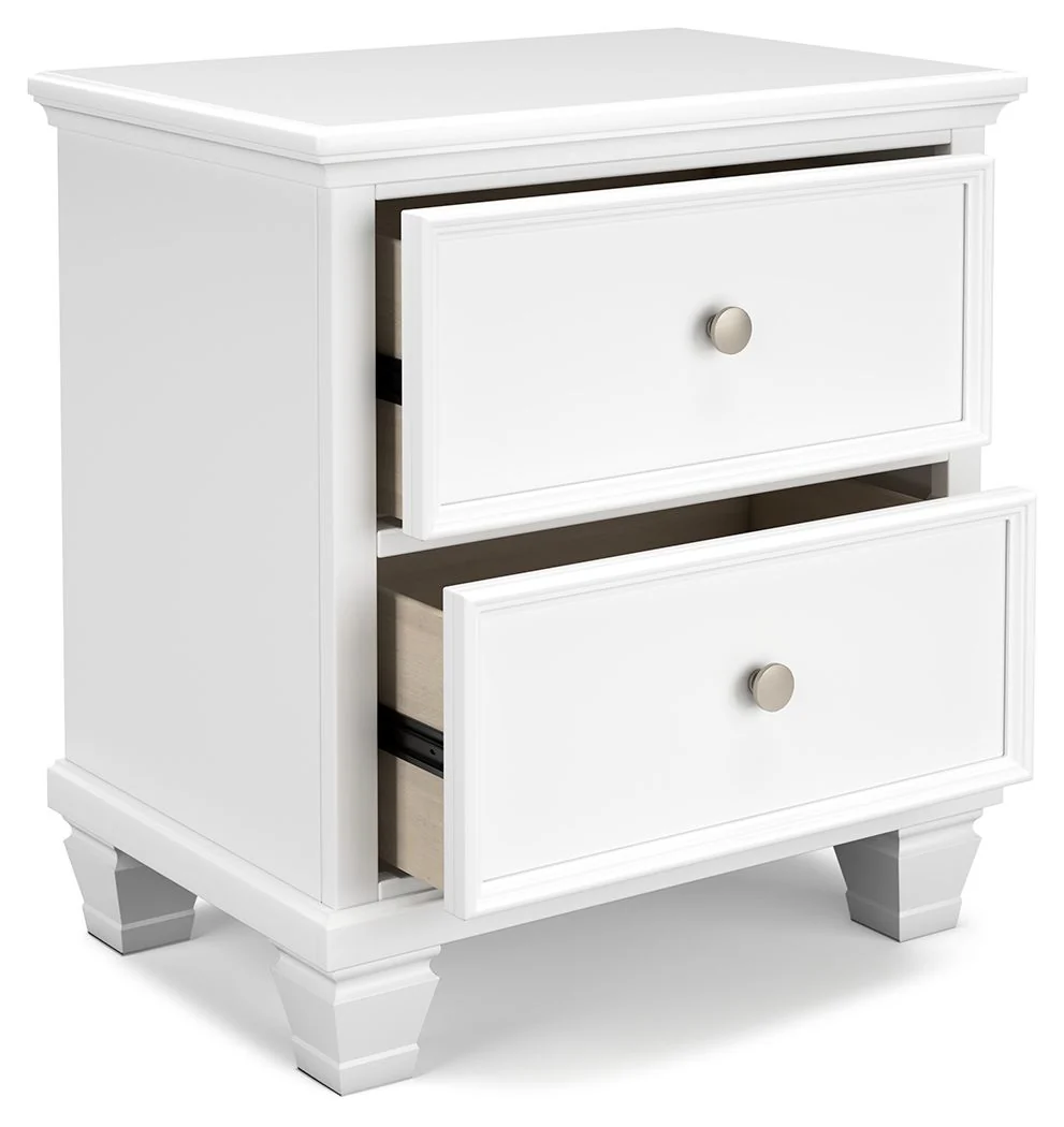 Fortman - Two Drawer Night Stand - White