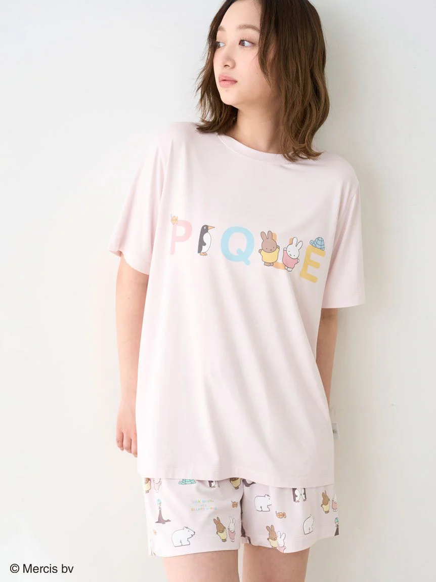 【Dick Bruna】[Cool to the Touch] One-Point T-Shirt