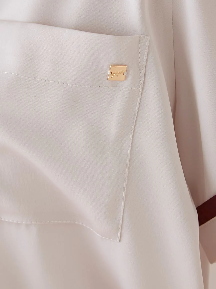 Lined Satin Sleep Shirt