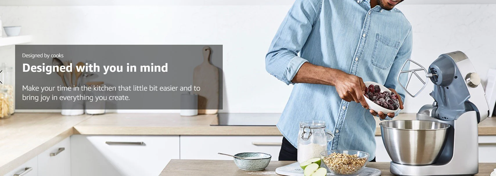 Kenwood KHC29.WOSI 220 volts Stand Mixer with 4.3 L Bowl 1000W 220v 240 volts