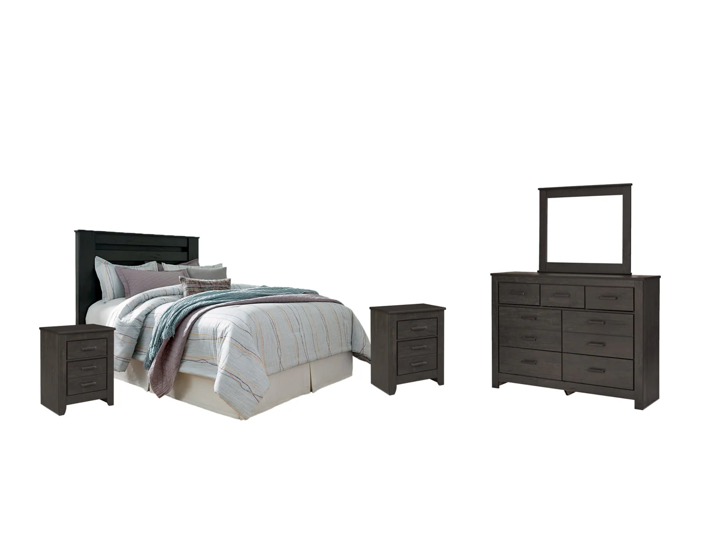 Brinxton Grey Panel Bedroom Set