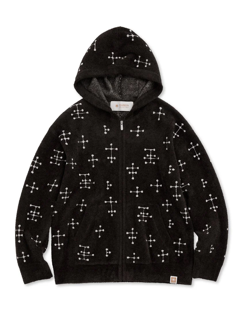 EAMES MENS Smoothie DOT PATTERN Jacquard Parka Hoodie