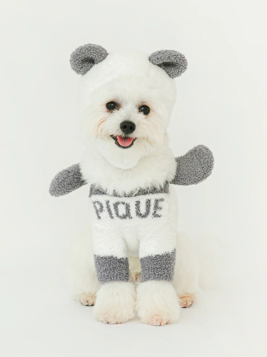 CAT&DOG Baby Moco Panda Pet Clothes & Cap Set