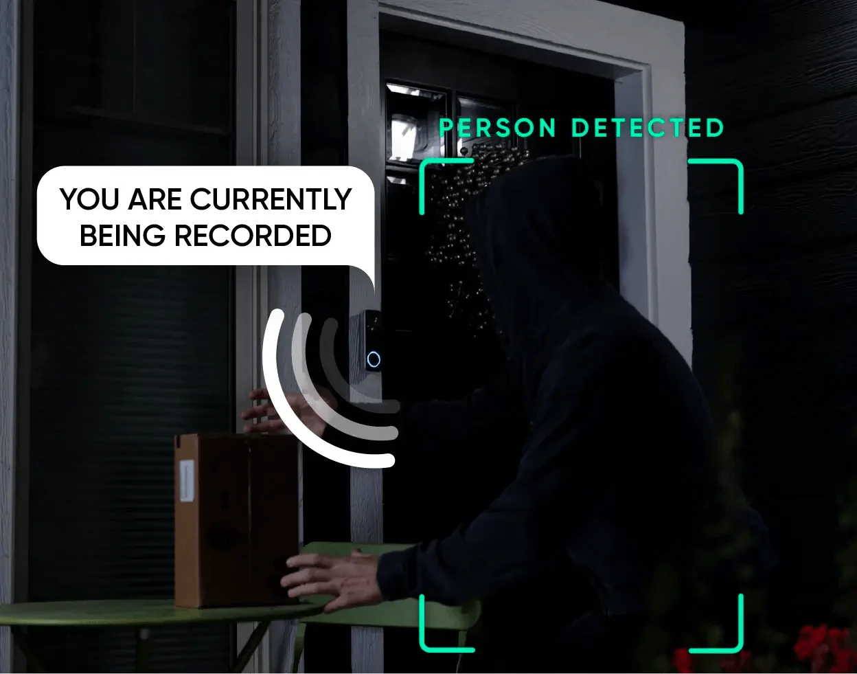 Battery Video Doorbell + Palm Lock