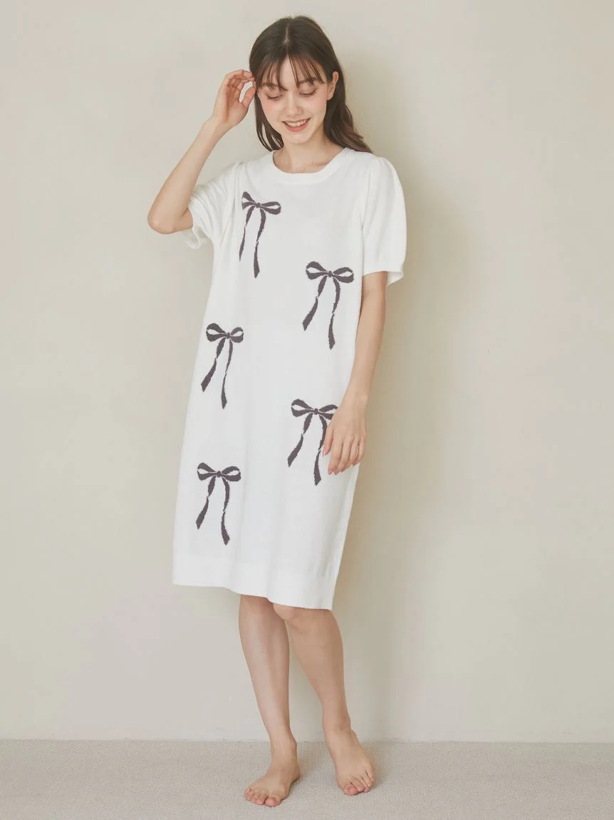 Ribbon Jacquard Lounge Dress