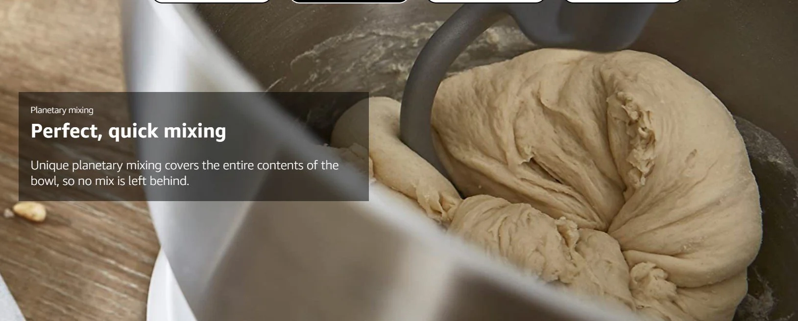 Kenwood KHC29.WOSI 220 volts Stand Mixer with 4.3 L Bowl 1000W 220v 240 volts