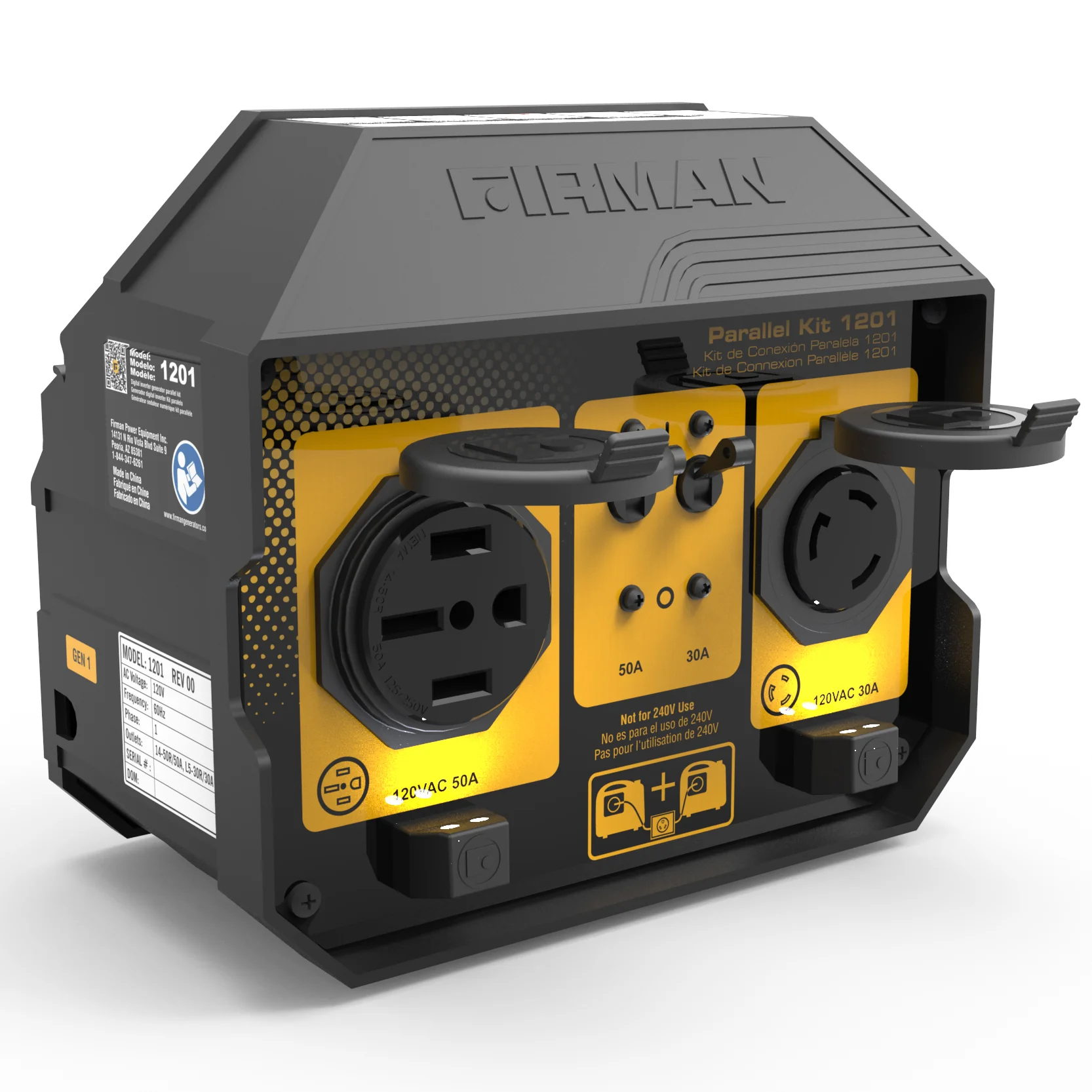 50A Portable Generator Parallel Kit