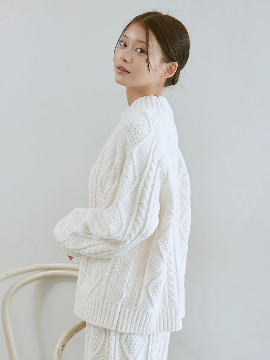 Souffle Aran Pullover