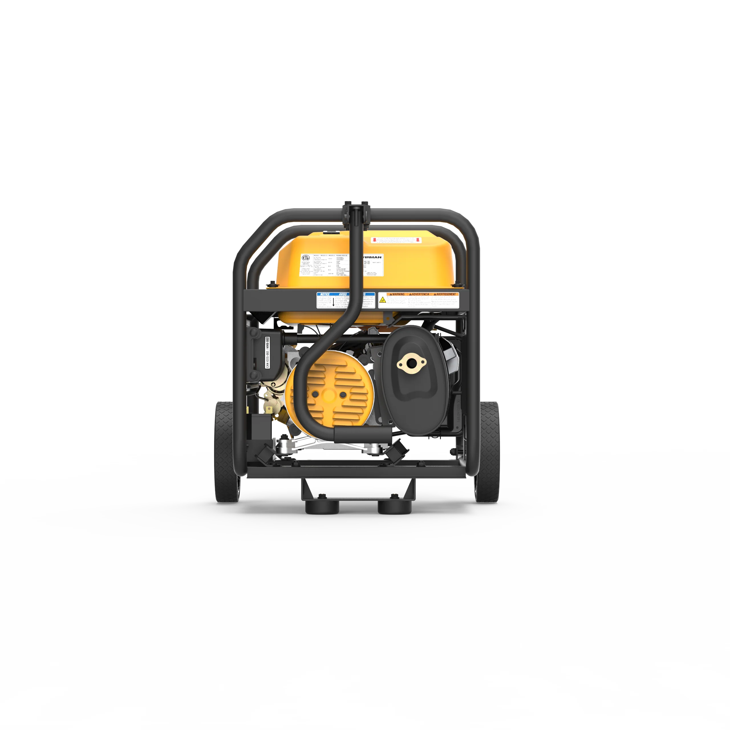 4550/3650 Watt Remote Start Gas Portable Generator cETL Certified With Wheel Kit