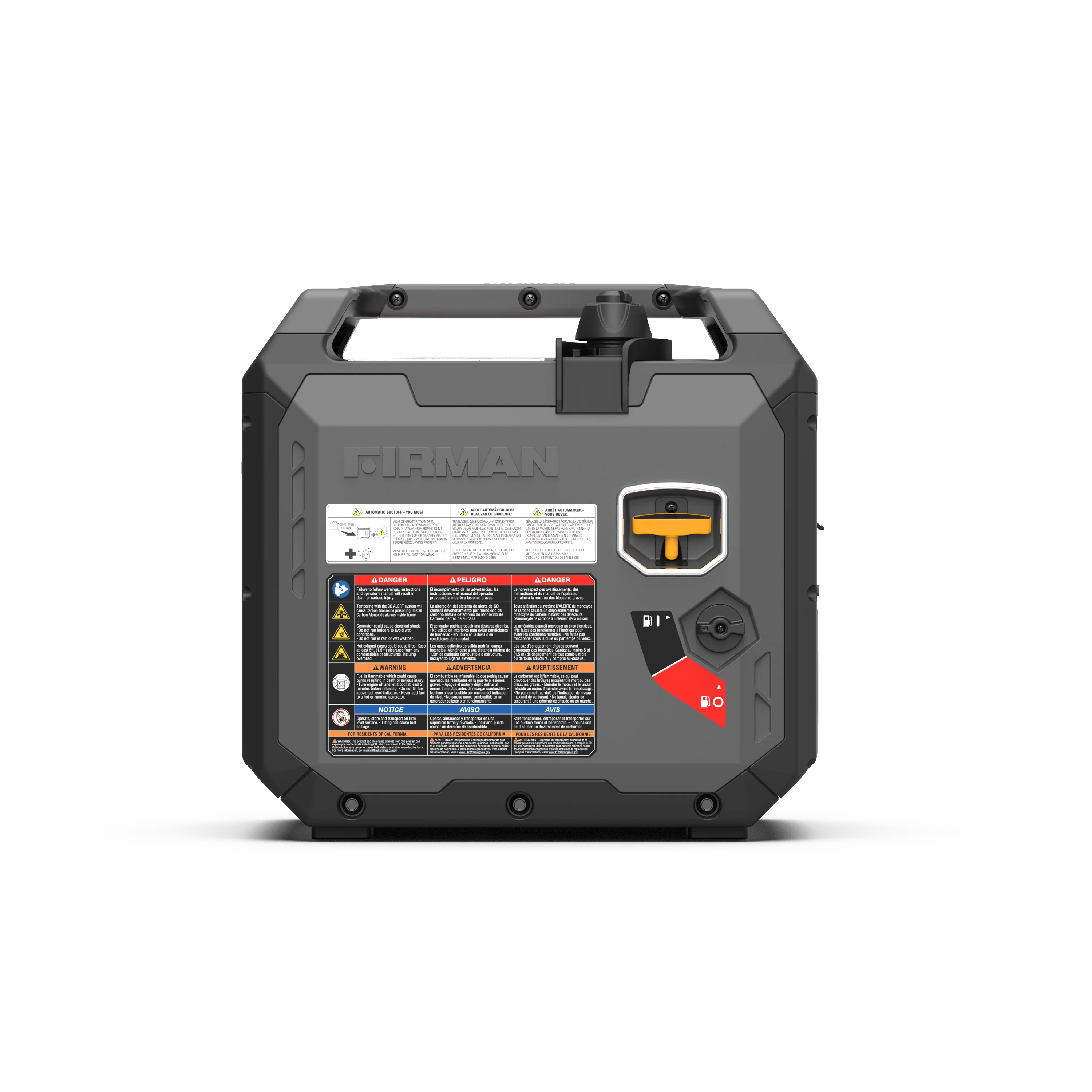 Inverter Gas Portable Generator 2500W Recoil Start with CO ALERT