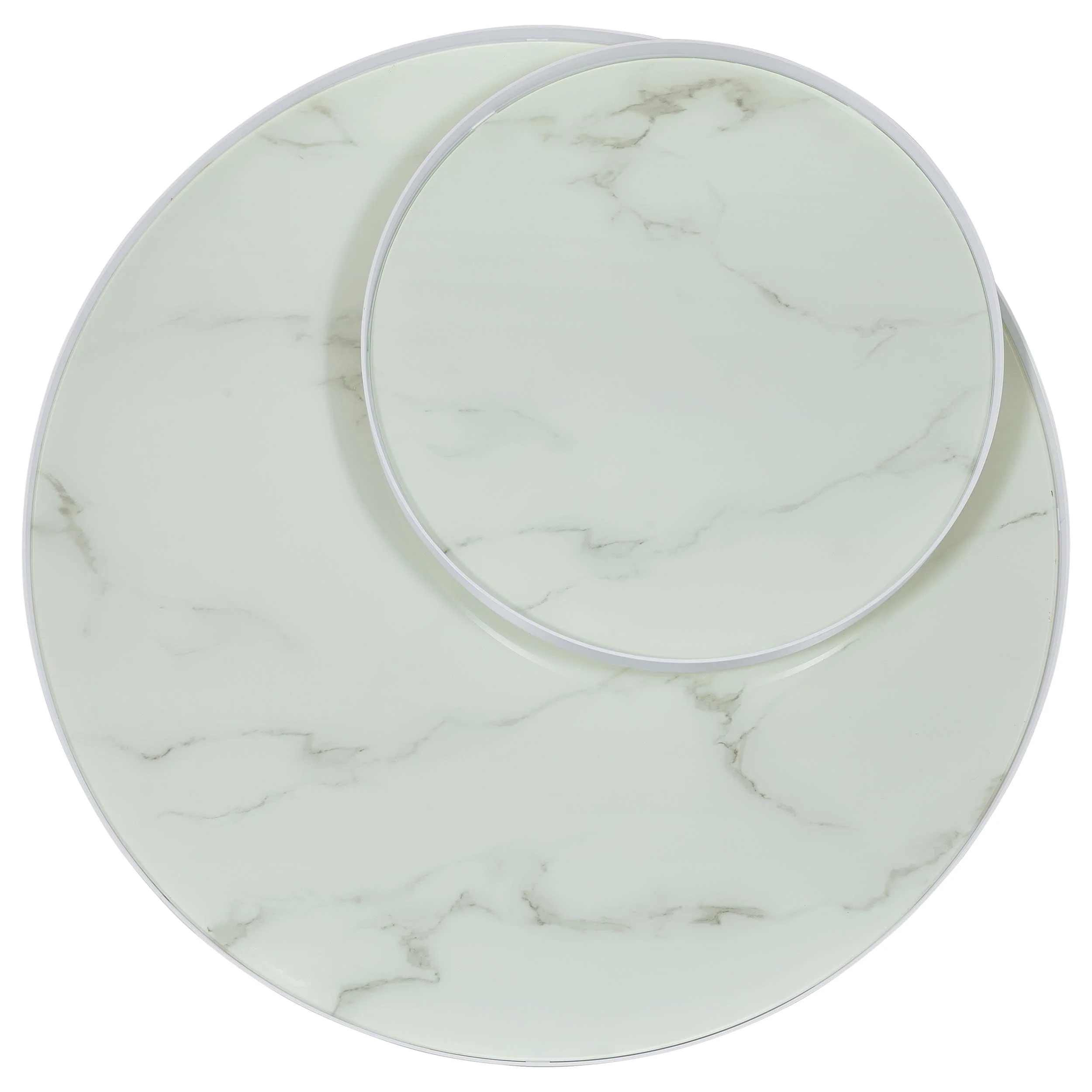 Briggs  Round Coffee and End Table Set Black