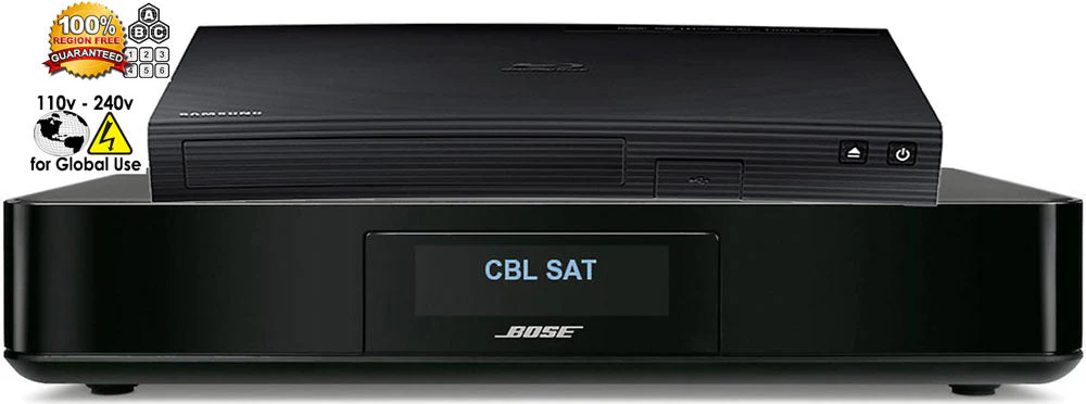 Samsung BD-J5100 Region Free Blu Ray Player with Bose(R) CineMate(R) 130 Home Theater System 110 - 220 240 volts