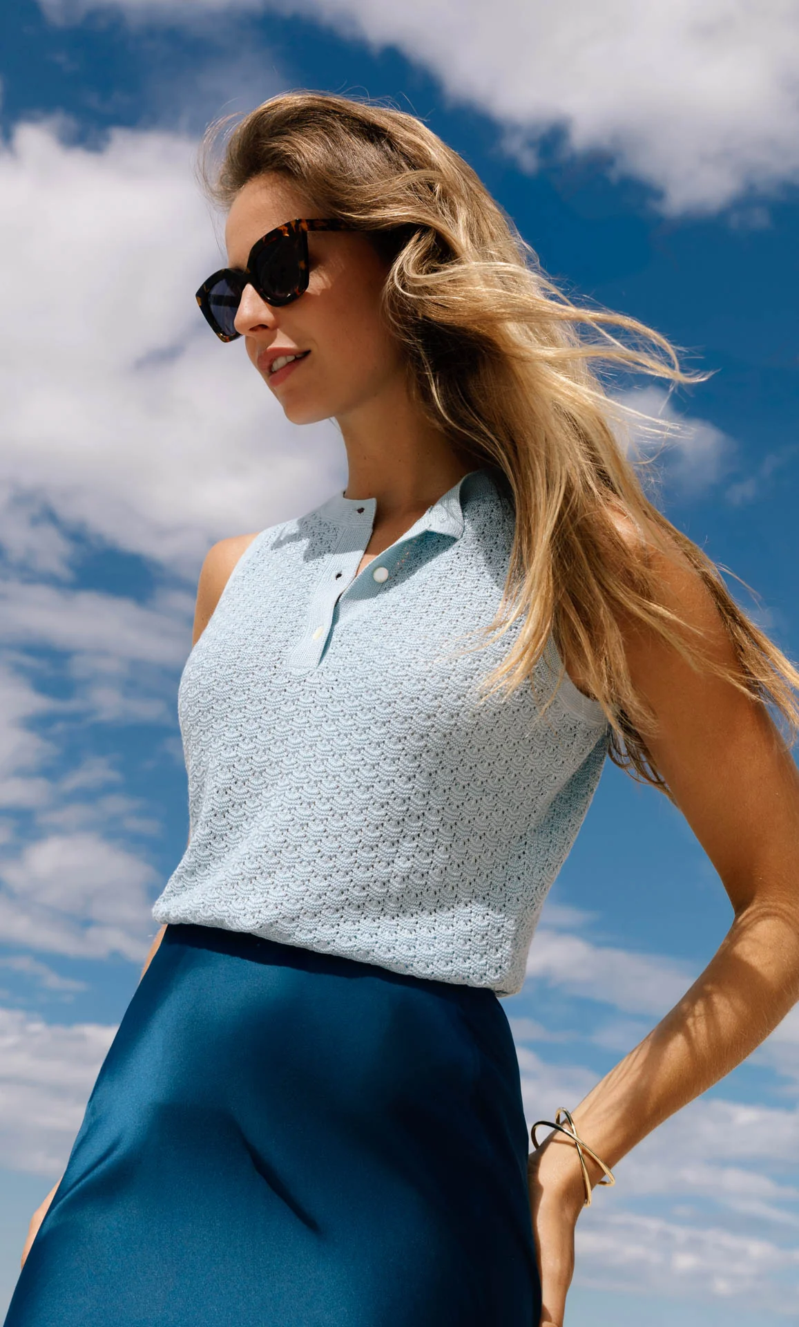 Serena Knit Tank - Silk & Cashmere