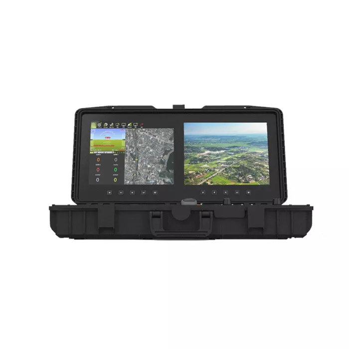 CHINOWING T50 Dual Screen Drone Ground Station, i7-1260P, 17 inch 1280x1024, 32G RAM, 1T SSD, SBUS, 150km Link