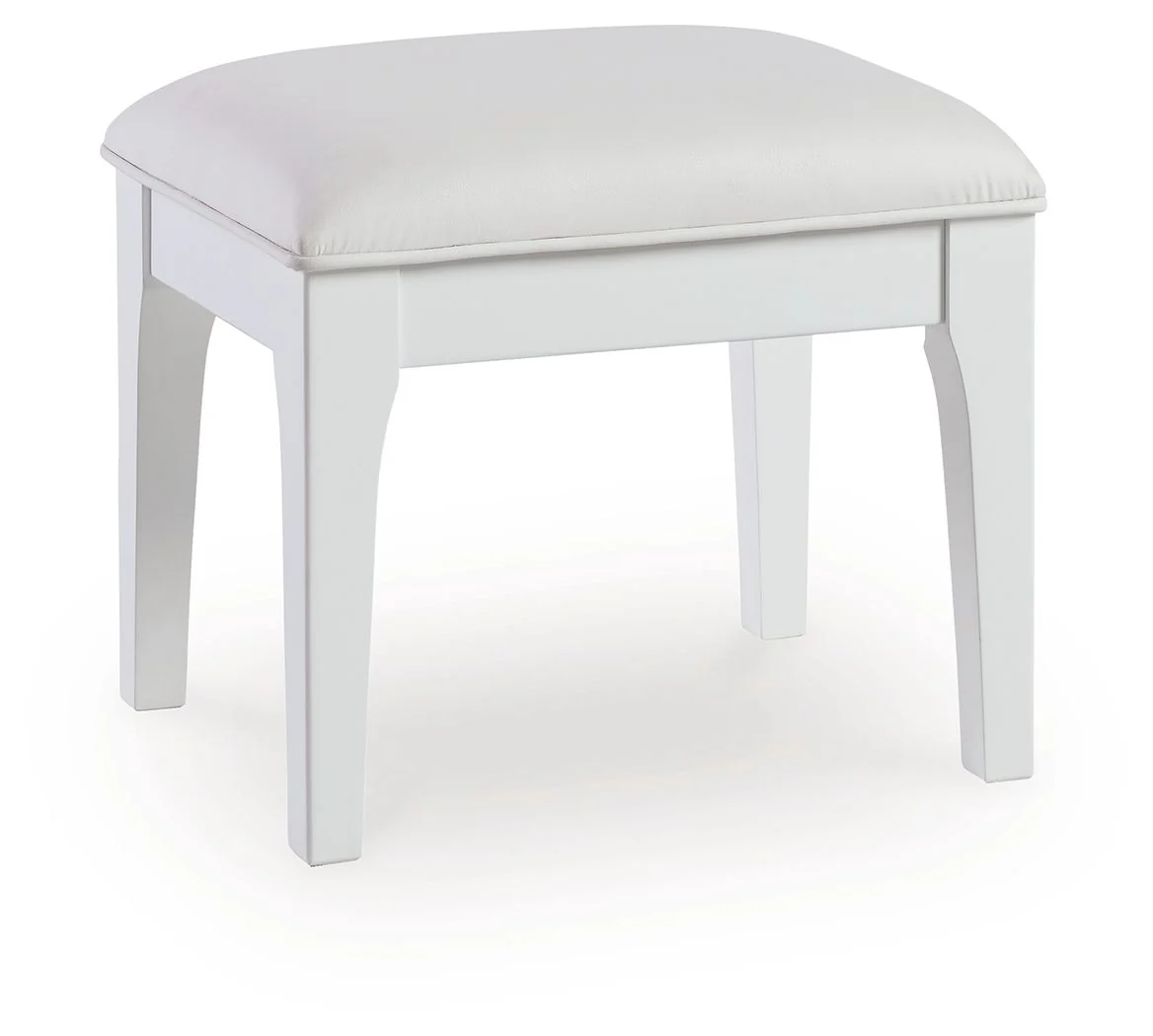 Chalanna - Vanity Stool - White