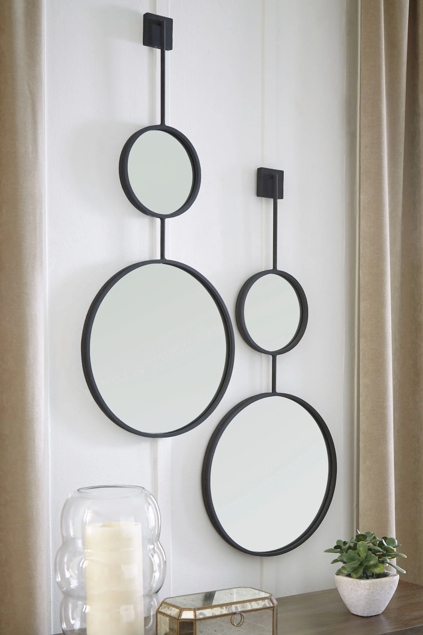Brewer - Accent Mirror - Black