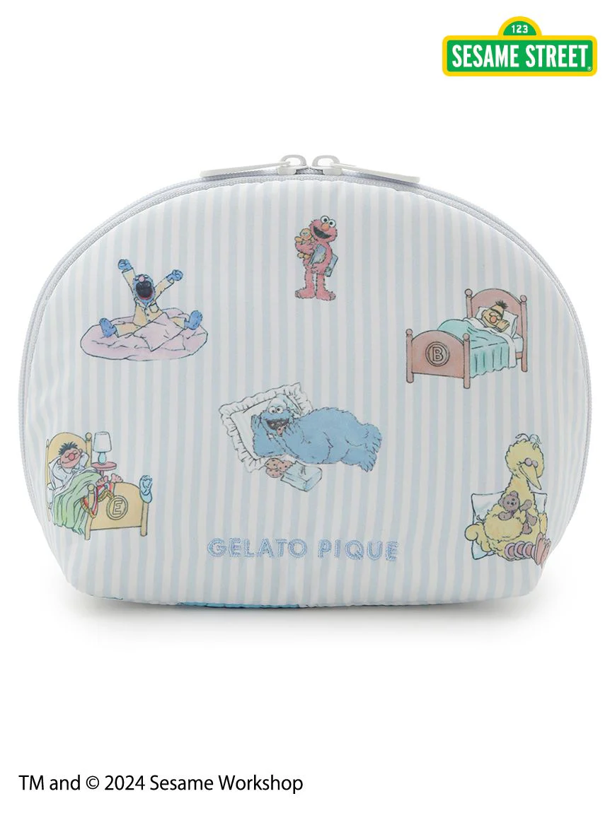 【SESAME STREET】 Character Cosmetic Pouch
