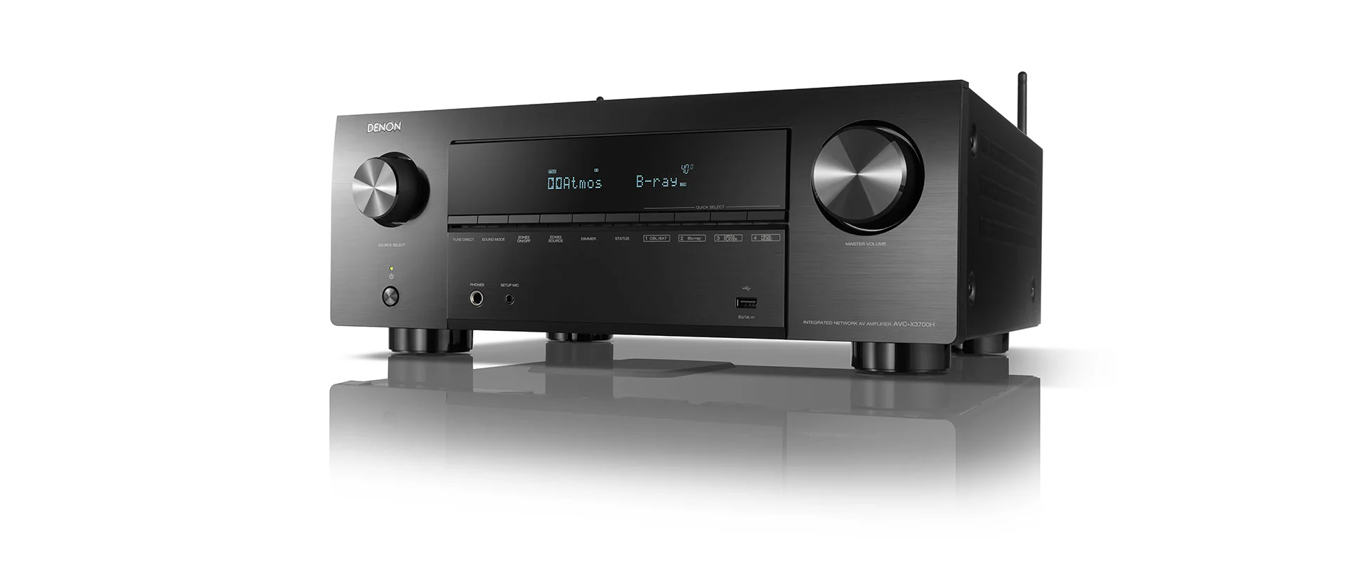 Denon AVC-X3700H 220 volt AV Receiver Amplifier 9.2 Channel 8k Bluetooth HEOS 220v 240 volt