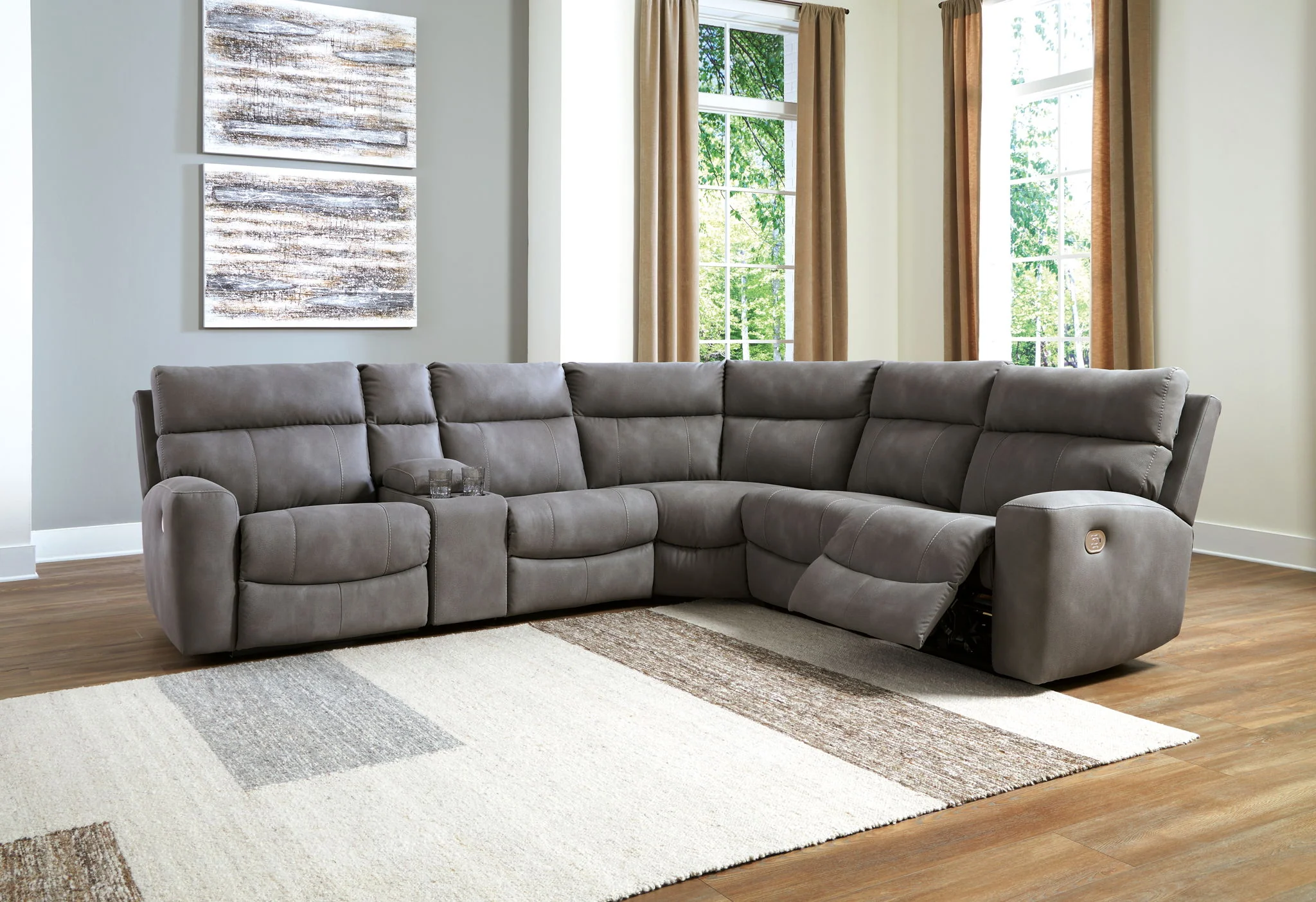 Next-Gen Durapella - Power Reclining Sectional Set