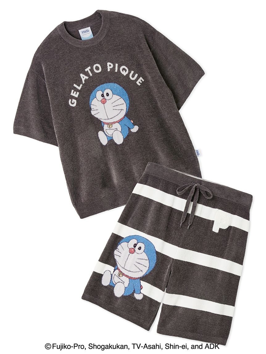 Doraemon Men’s Jacquard Pullover & Shorts Set