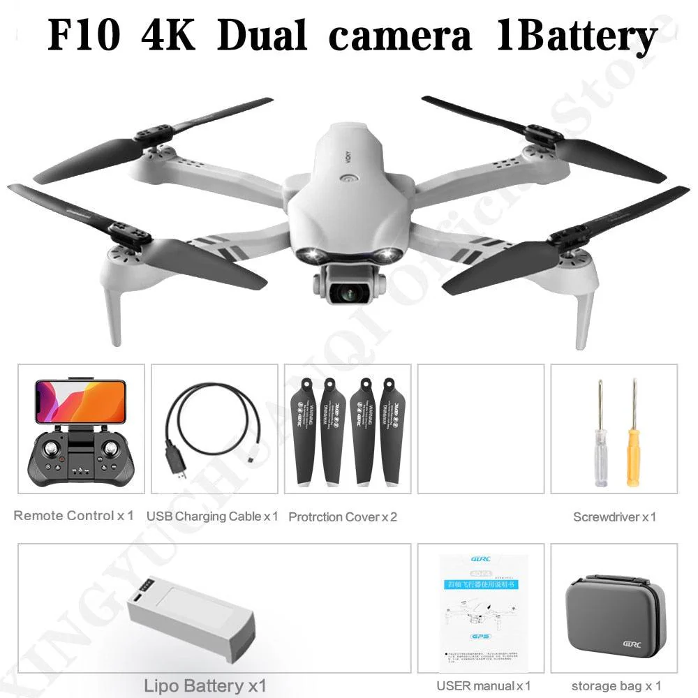 4DRC New 4K HD Dual Camera GPS 5G WIFI Wide Angle FPV Real-time Transmission RC Distance 2km Professional Drone Dron Gift Toys