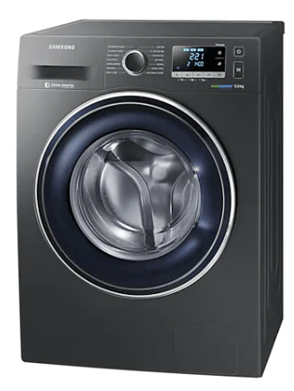 Samsung WW90J5456FX 220 volt washer 50 hz silver front load 9 KG 220v 240 volts 50hz