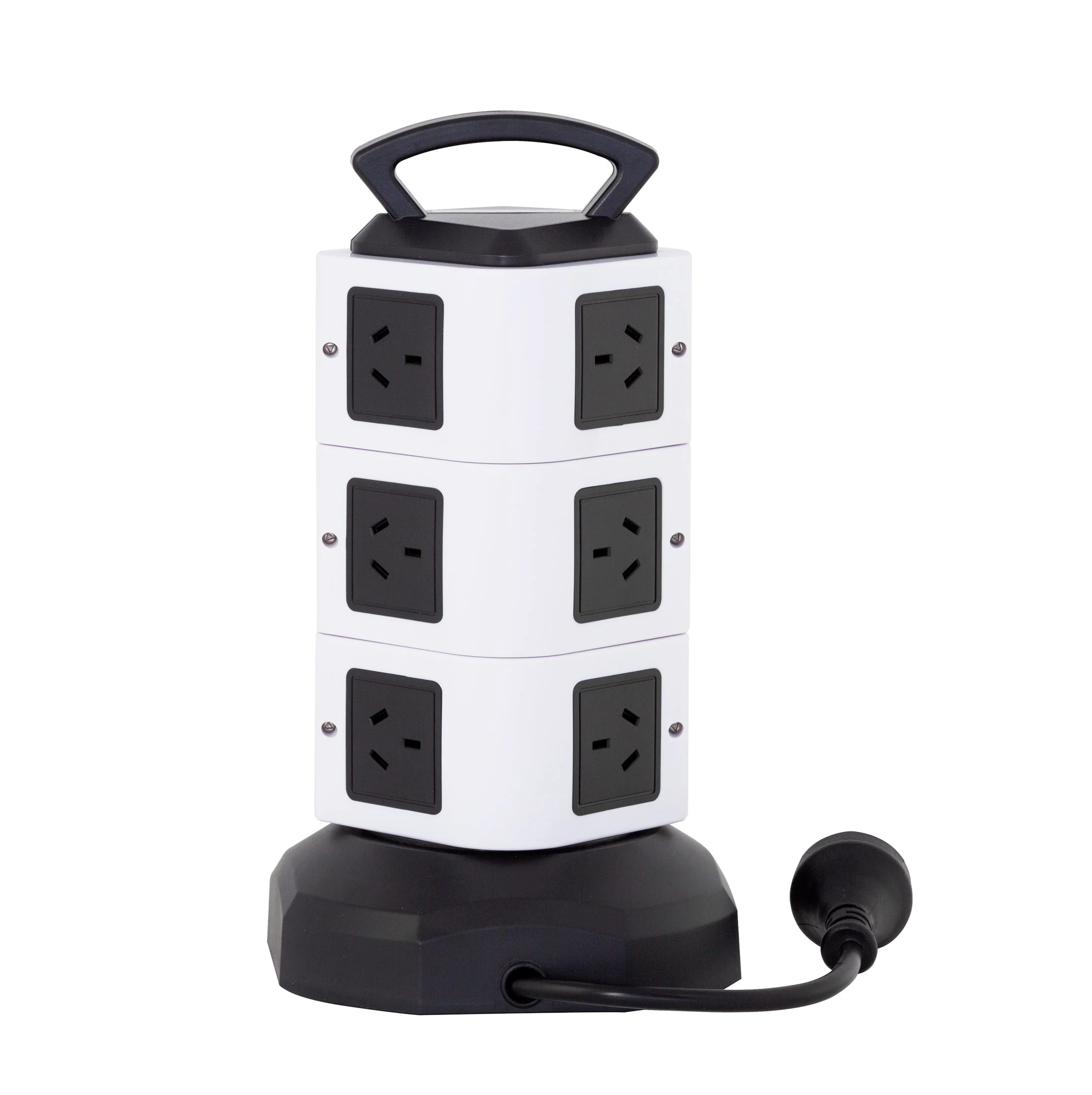 Tower Power Board w/ 10 Outlets + 2x USB-A & 2x USB-C