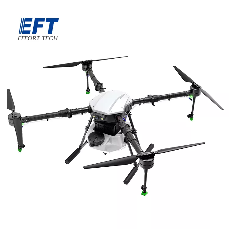 EFT E410P 10L Agriculture Drone - 4 Axis Agriculture Drone frame  10L Water Tank 30inch Propeller Compact With Hobbywing X8, JIYI K3A Pro,Skydroid H12