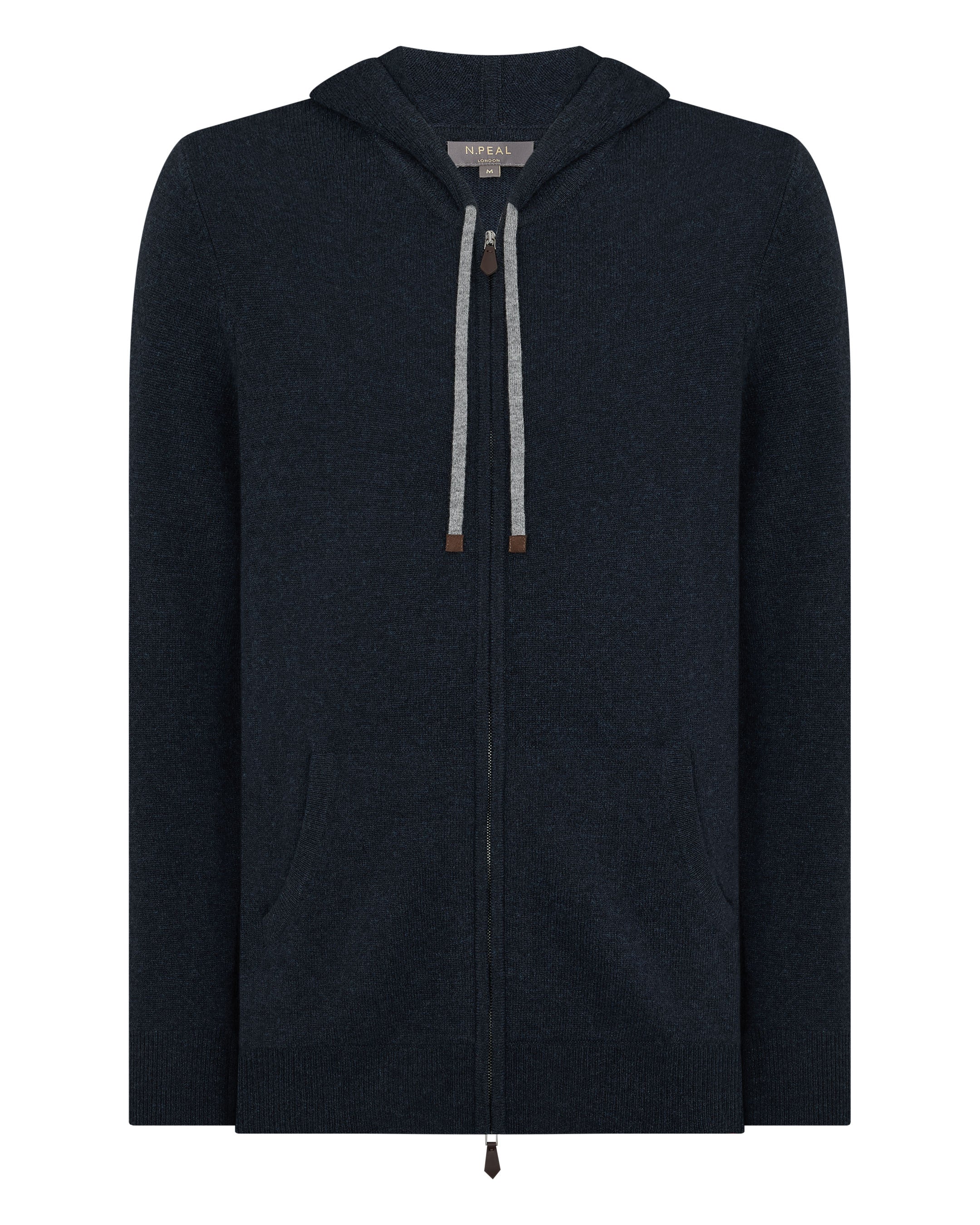 Men's Ladbroke Cashmere Hoodie Indigo Blue