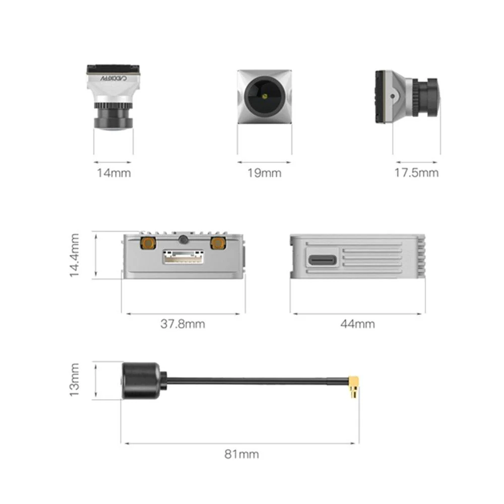 CADDX FPV Polar Air Unit and CADDX Polar Vista Kit for DJI FPV Goggles V2 Starlight Digital HD FPV System 720p / 60fps Original