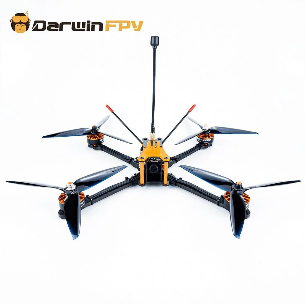 DarwinFPV Darwin129 FPV Drone - 280mm 7 Inch  F4 OSD 50A BLHeli_S  Dshot600  800mW 1500TVL Quadcopters