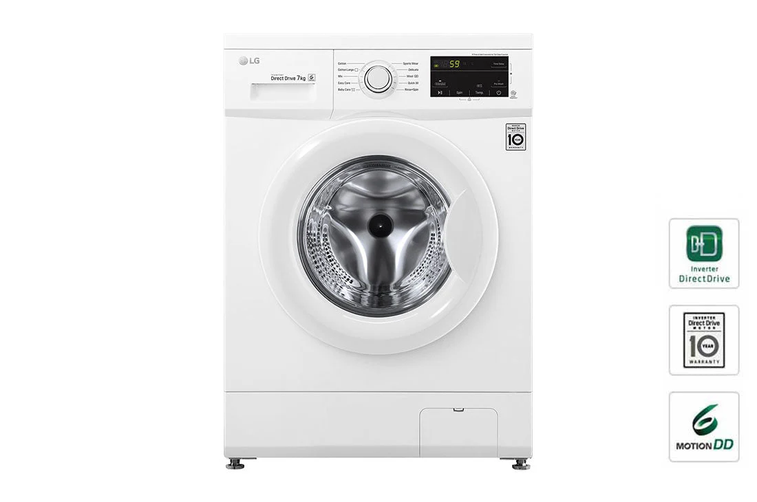 LG FH2J3QDNP 220 volt washer 7 KG washing machine 220v 240 volts 50 hz