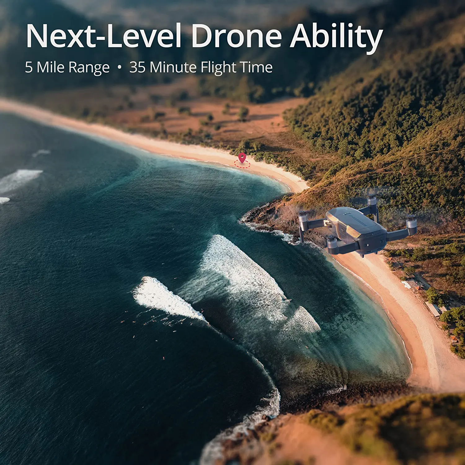 EXO Blackhawk 2 Pro - Professional 48MP 4K HD HDR Drone. 5 Mile Range, 35 Minute Battery, Obstacle Avoidance, 4K HD UHD Camera. 1/1.3in CMOS Sensor, 48MP, Follow-Me, Return to Home, +15 more. Industry-Leading Professional Drone. Professional Camera D