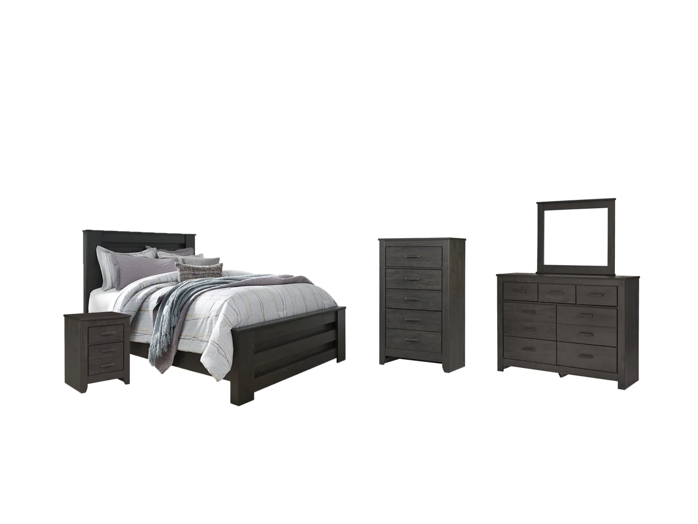 Brinxton Grey Panel Bedroom Set