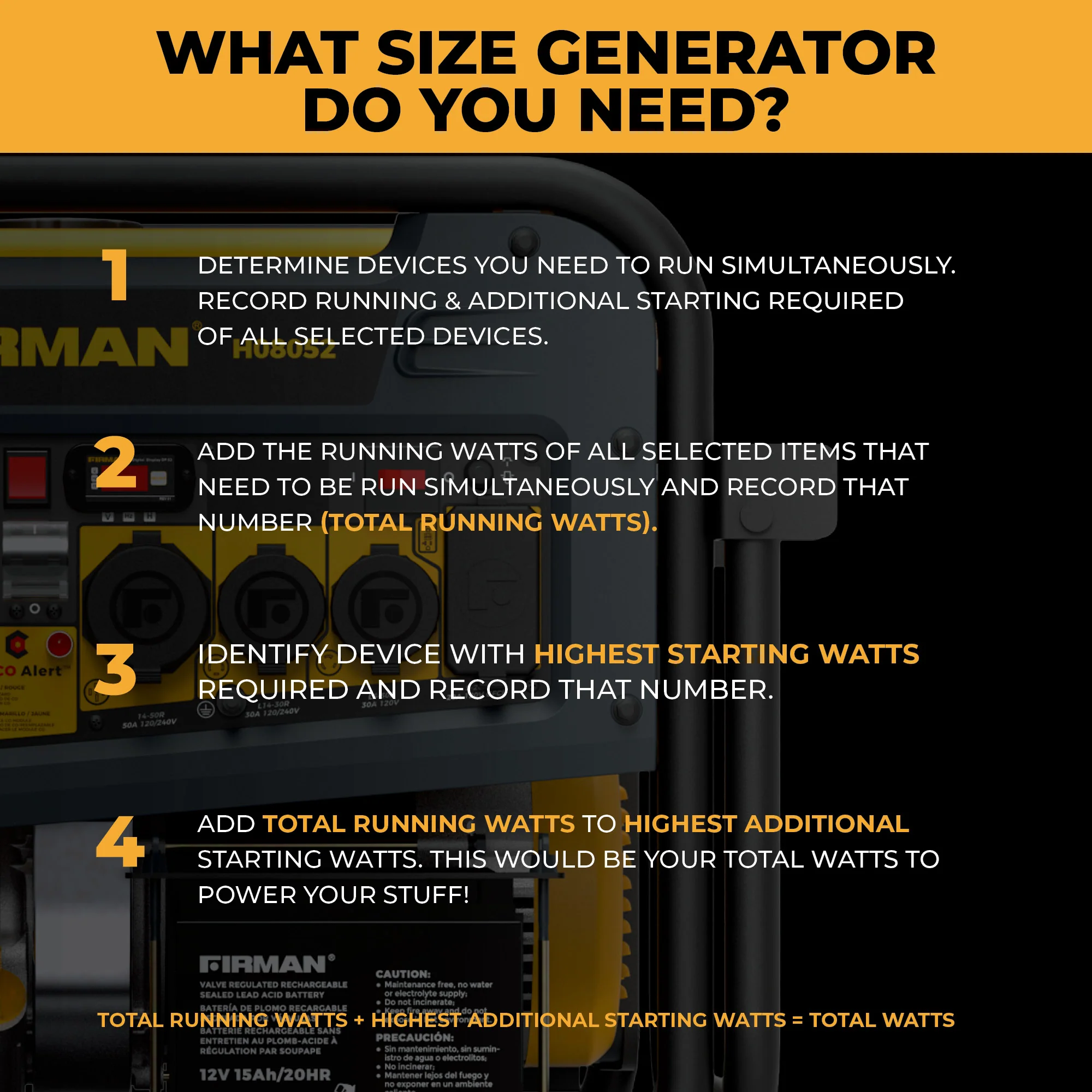 Dual Fuel Portable Generator 10000W Electric Start 120/240V with CO alert
