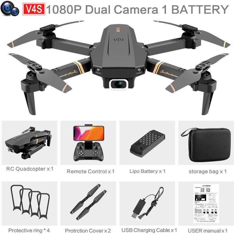 4DRC V4 RC drone - 4k WIFI live video FPV 4K/1080P drones with HD 4k Wide Angle profesional Camera quadrocopter dron TOYs