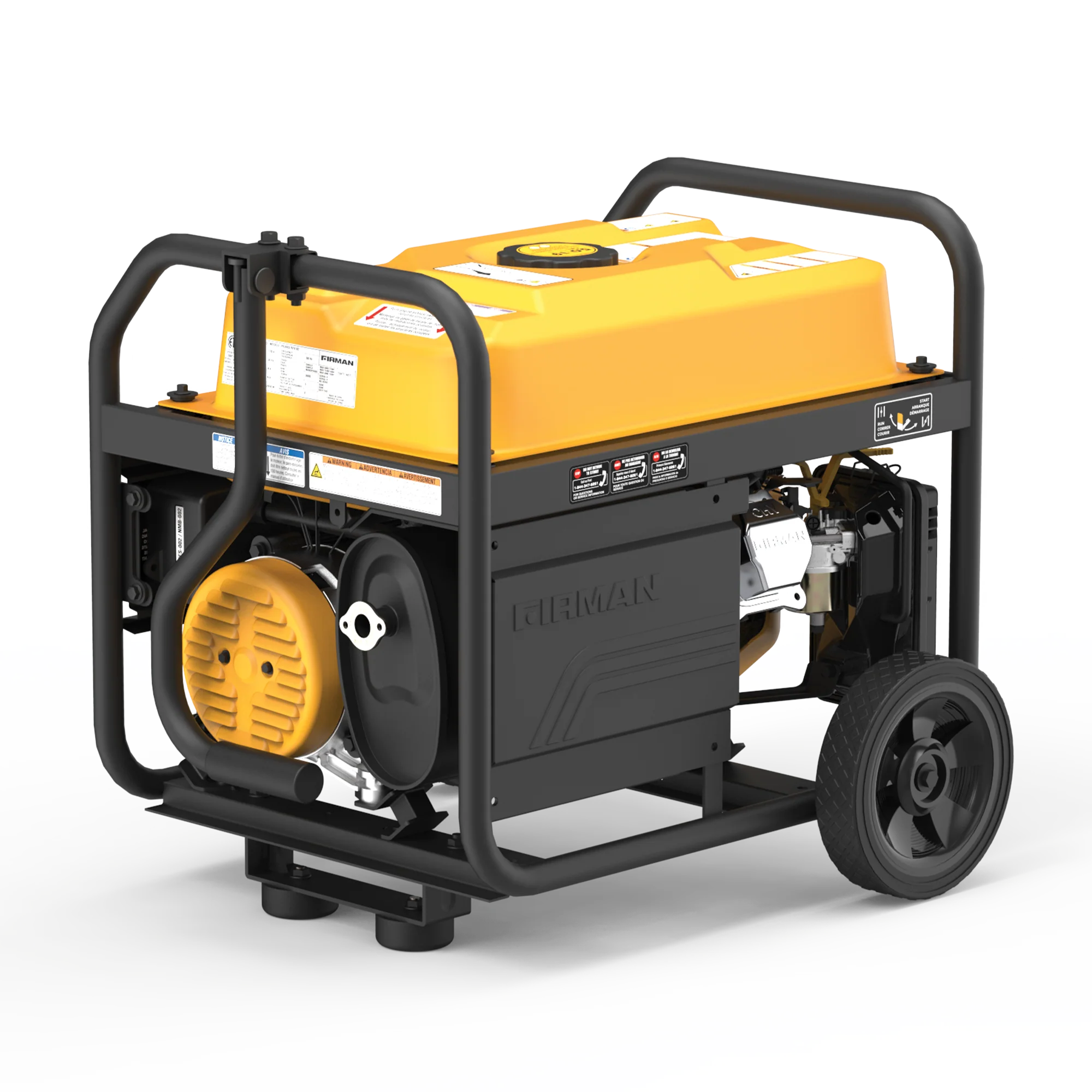 Gas Portable Generator 4550W Remote Start 120/240V
