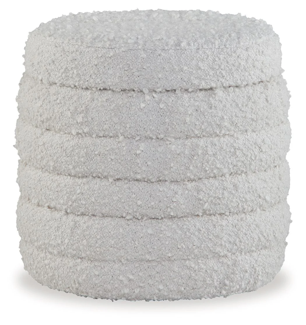 Duntler - Storage Ottoman - Ivory