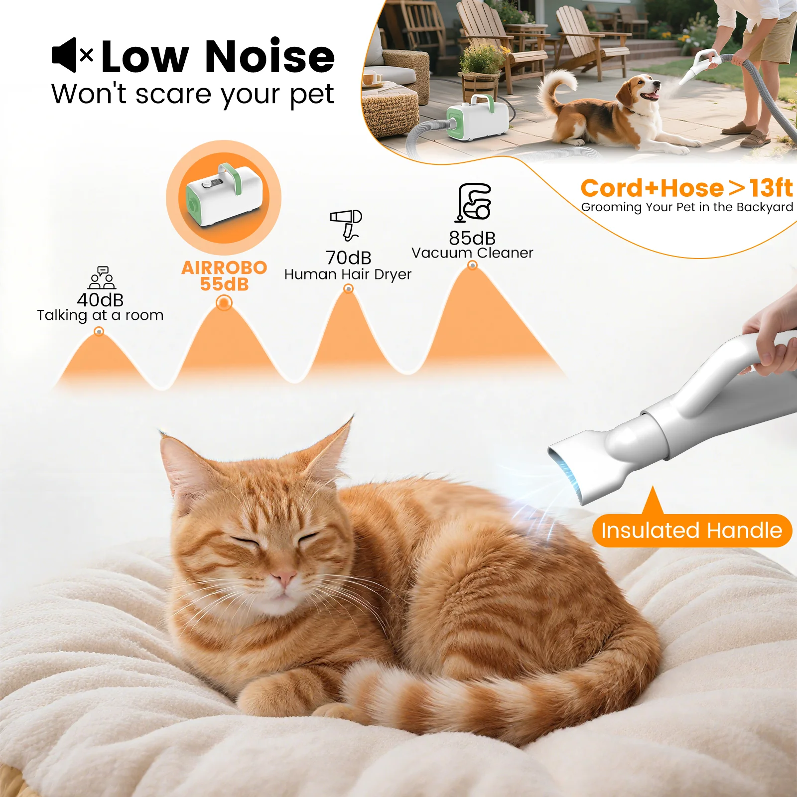 AIRROBO PGD100 | All-in-one Pet Grooming Dryer