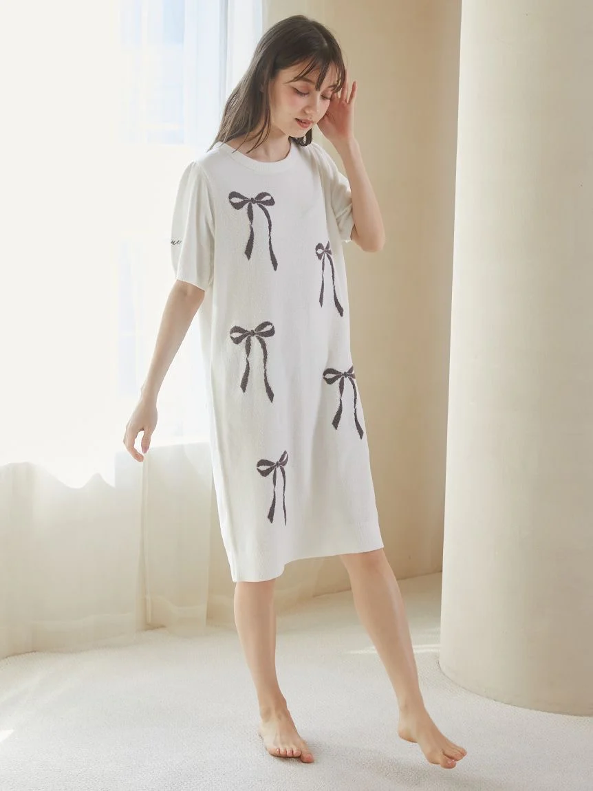 Ribbon Jacquard Lounge Dress