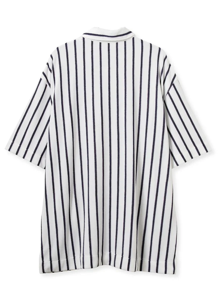MEN's Cool-Touch Striped Pile Shirt
