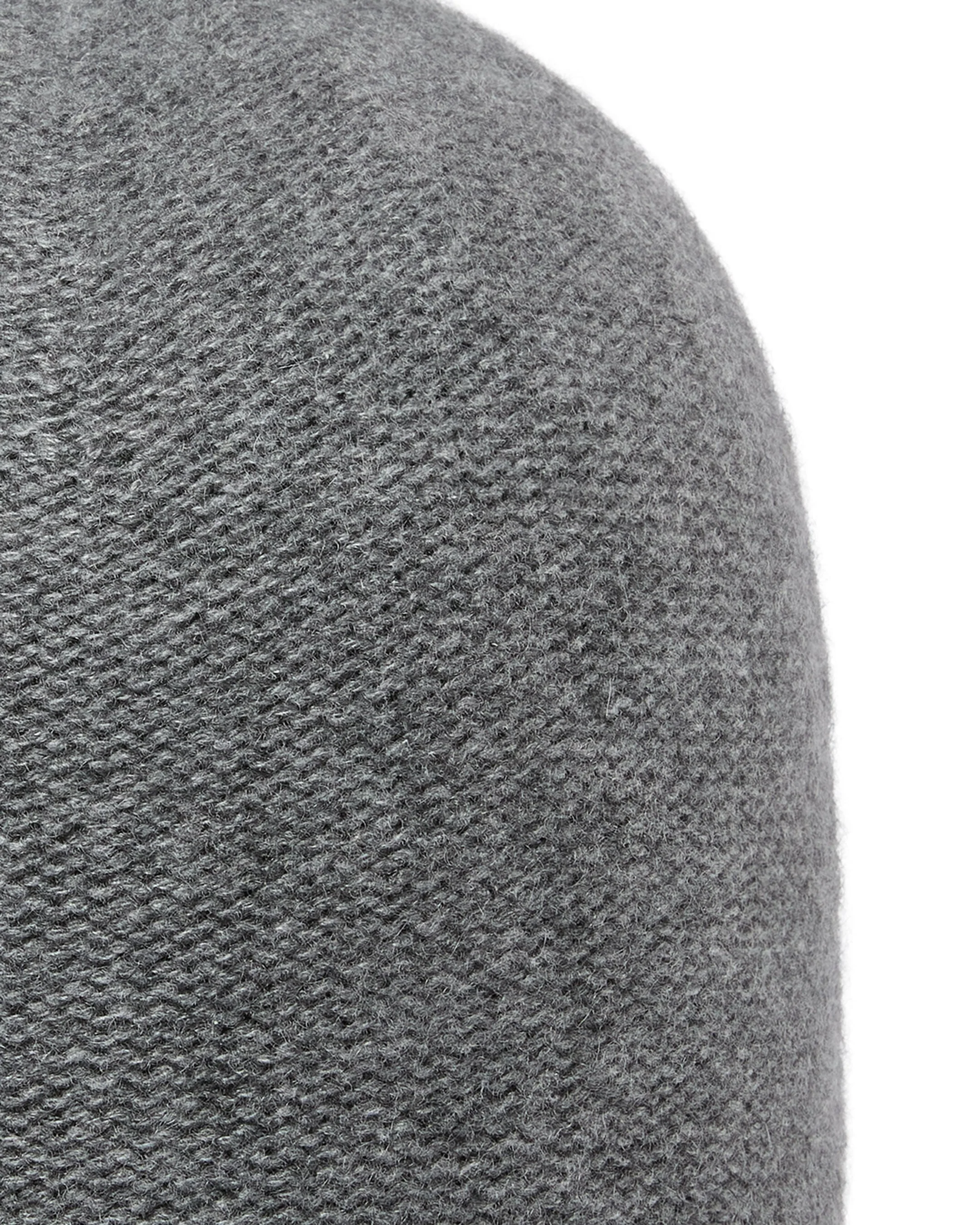 Unisex Double Layer Cashmere Beanie Elephant Grey
