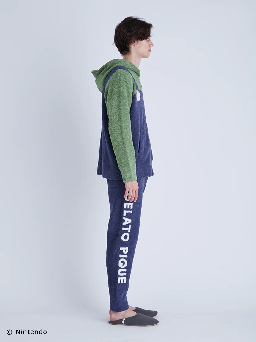 Super Mario MENS Luigi Pullover & Long Pants Loungewear Set