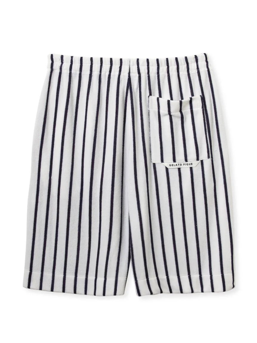 MEN's Cool-Touch Striped Pile Shorts