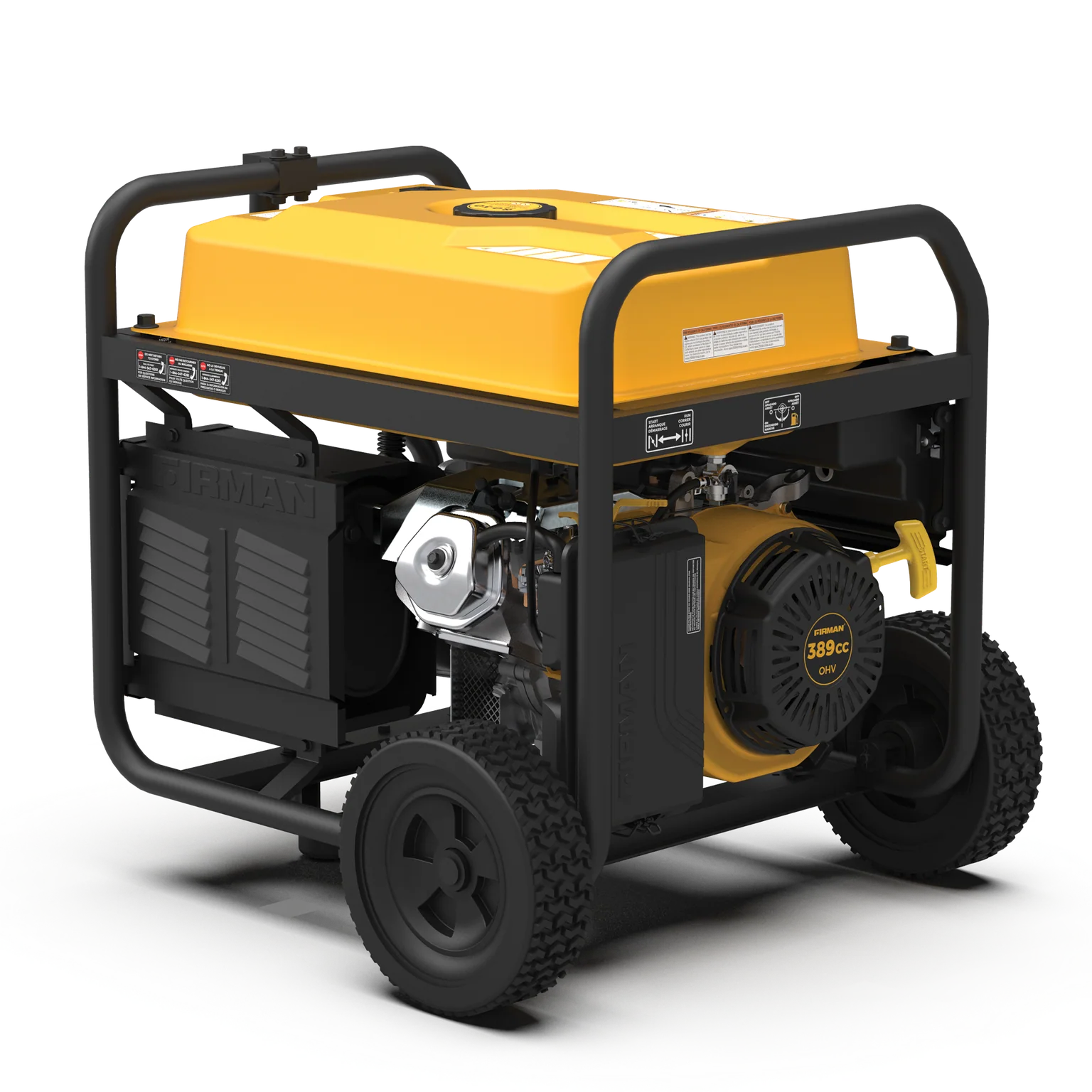 Gas Portable Generator 8350W Recoil Start 120/240V