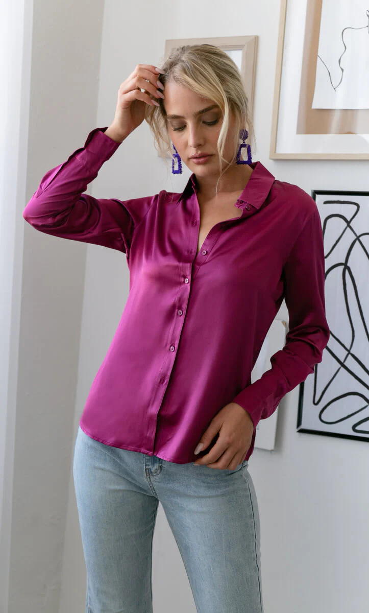 Monaco Silk Blouse - Seasonal Collection