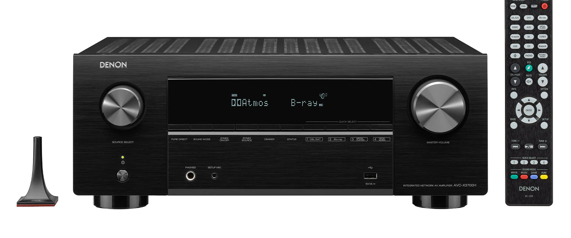 Denon AVC-X3700H 220 volt AV Receiver Amplifier 9.2 Channel 8k Bluetooth HEOS 220v 240 volt